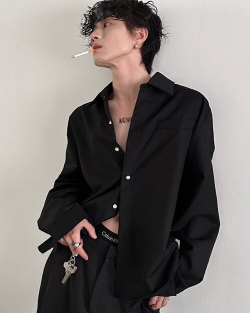 Short Long-Sleeved Shirt