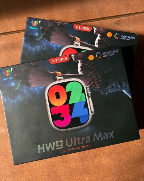 HW9 Ultra Max Smart Watch 49mm Amoled Display 2.2-inch HD Screen, Always On Display