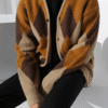 Argyle Pattern Loose Cardigan