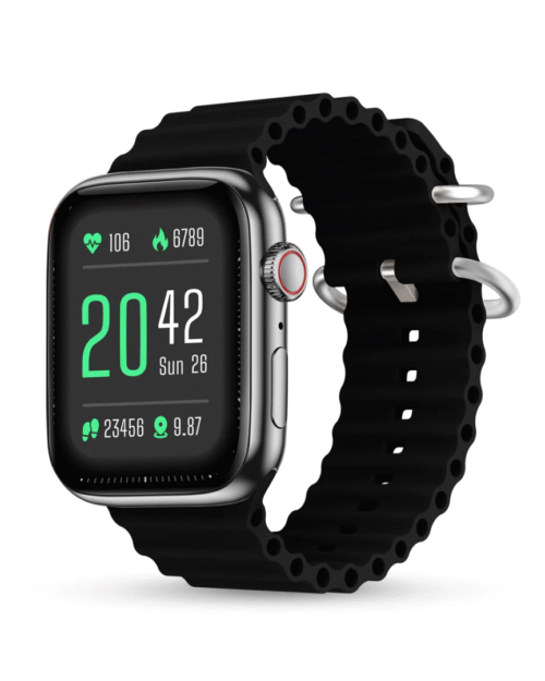 Pebble Zest 1.83" (4.64 cm) HD Display, BT Calling, Health Suite, SPO2, Zen Mode, Multiple Watch Faces, Step Pedometer, Multiple Sports Modes