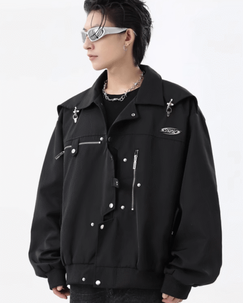 Niche Design Metal Jacket