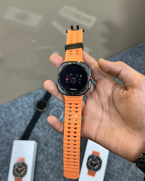 JS Watch 7 Ultra 47mm New Galxy watch ultra 47mm size Made from Titanium Super Amoled display sensor working watch