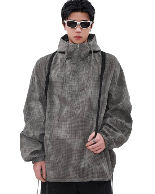 Little Wish High Street Half-Zipper Hooded