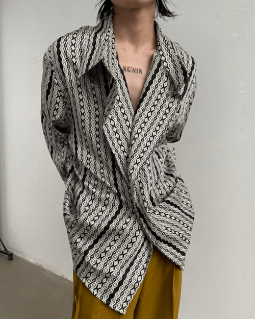 Silk Drape Loose Shirt