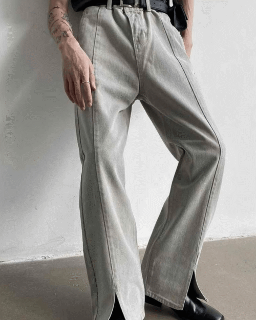 Center Slit Denim