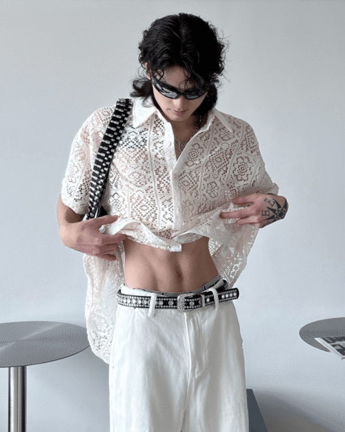 Hollow Design Sense Loose Shirts