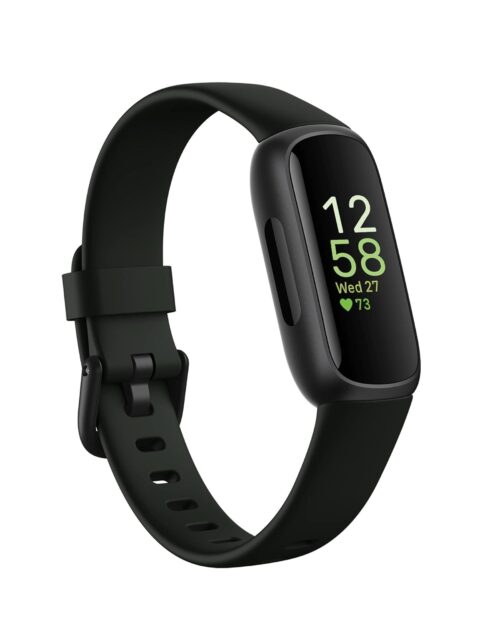 Fitbit Inspire 3 Health & Fitness Tracker (Midnight Zen/Black) with 6-Month Premium Membership