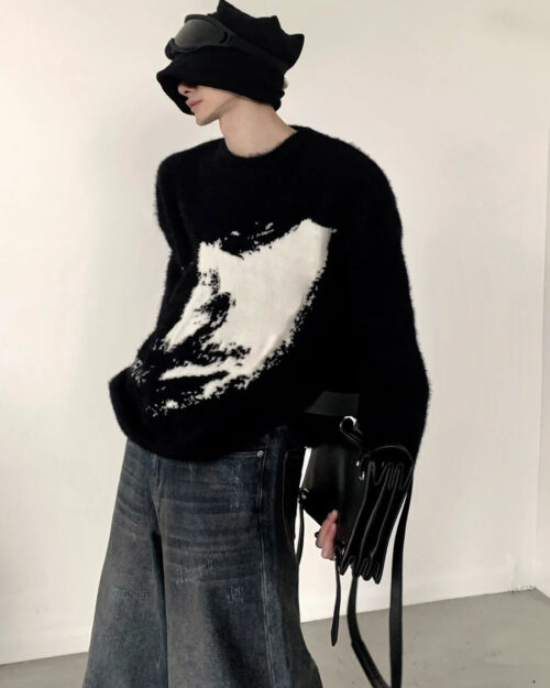 High Street Mohair Lazy Wind Knit