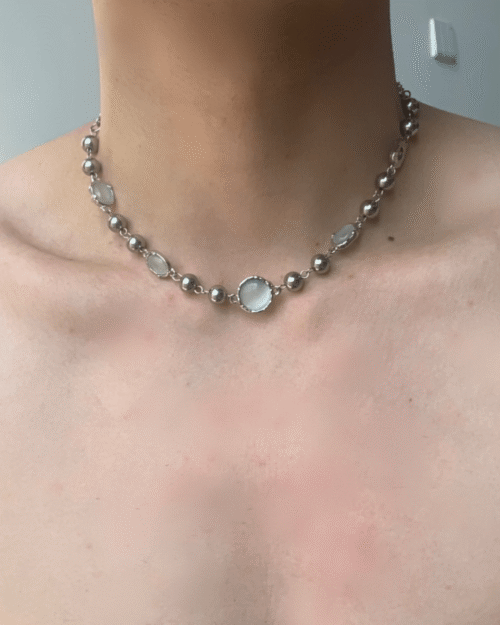Silver Simple Design Chain Necklace