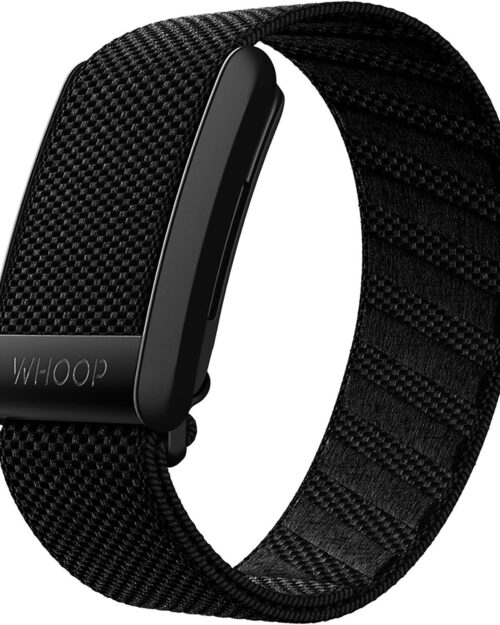 WHOOP 4.0 with 12 Month Subscription- Wearable Health Fitness & Activity Tracker- Continuous Monitoring, Performance Optimization, Heart Rate Tracking, Improve Sleep, Strain, Recovery, Wellness, Black