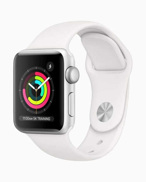 Apple Watch Series 3 (GPS, 38mm) - Silver Aluminium Case with White Sport Band