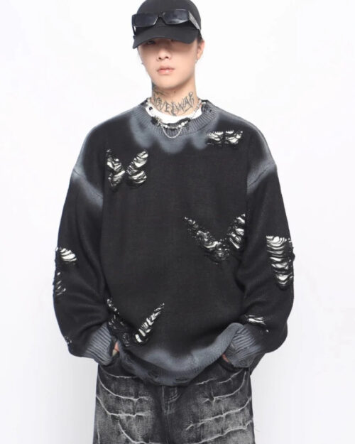 Niche Design Hole Knit