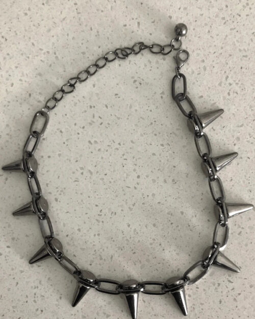 Rivet Dark Bullet Necklace