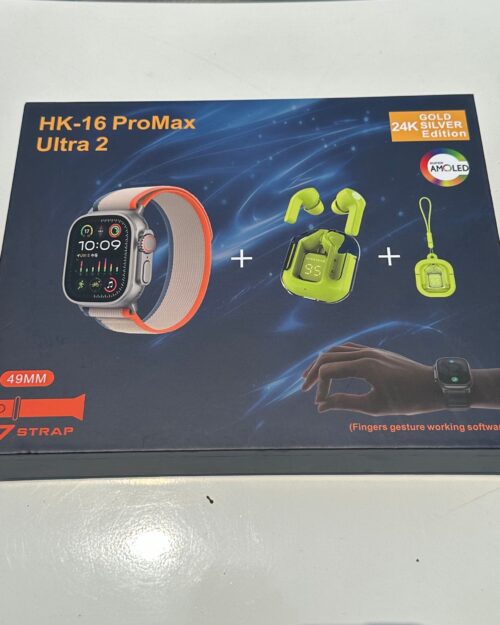 HK-16 proMAX ultra 2 kombbo seven different strap AirPods free