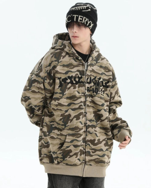 Full Print Camouflage Jacket