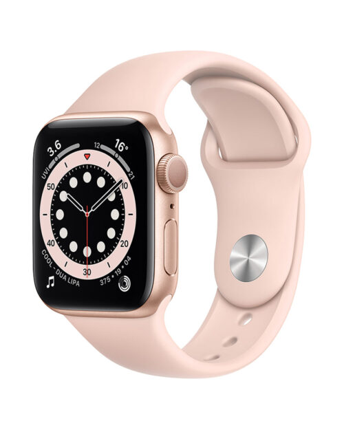 Apple Watch Series 6 (GPS, 44mm) - Gold Aluminium Case with Pink Sand Sport Band