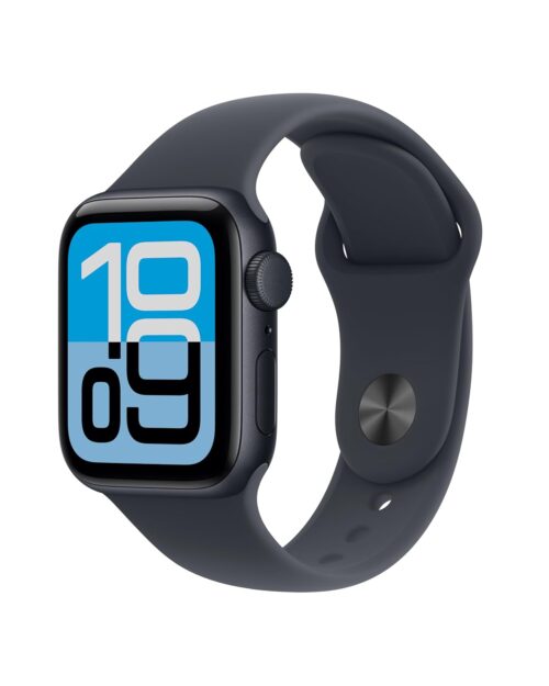 Apple Watch SE 3 GPS Midnight Aluminium Case with Midnight Sport Band - M/L