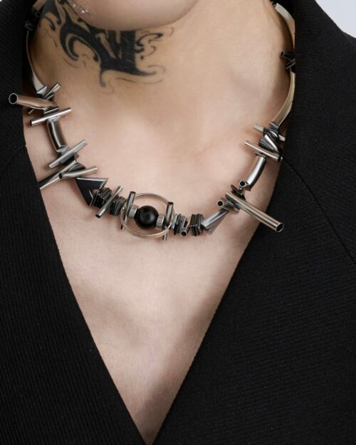 Futuristic Spike Necklace