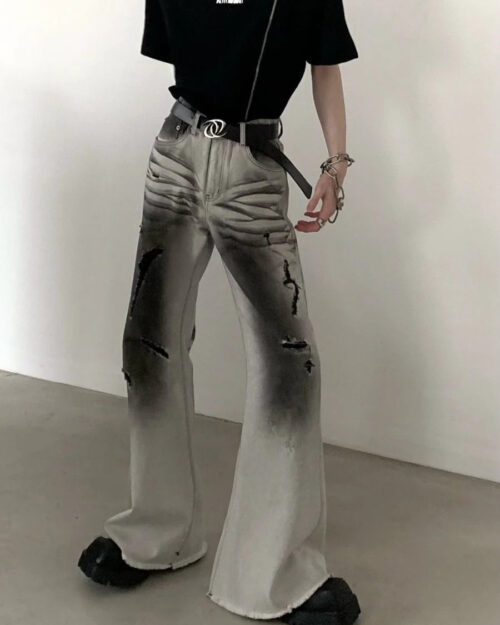 Black And White Jeans