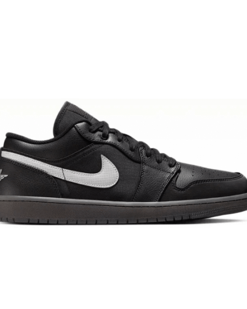 Jordan 1 Low Black White Dark Smoke Grey