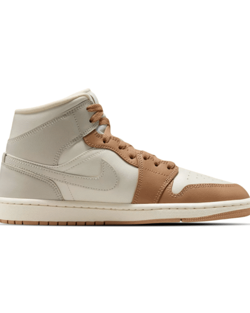 Jordan 1 Mid Tan Toe (Women's)