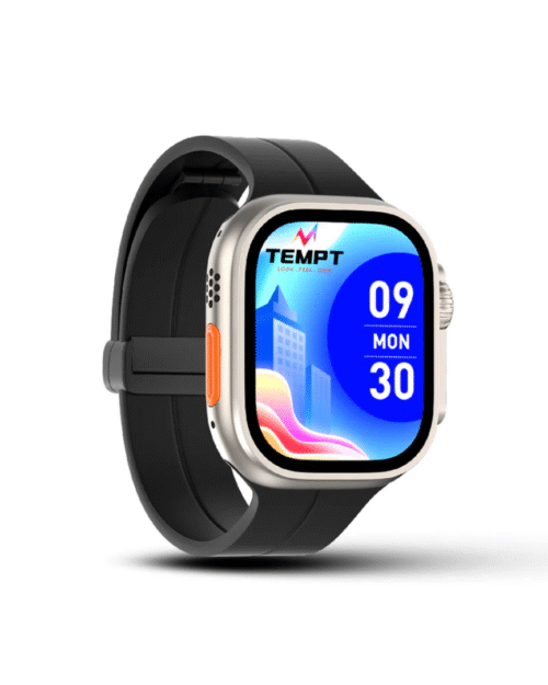 TEMPT Verge 2.0 Smart Watch, Bluetooth Calling, Always On Display, Wireless Charging Full Touch Display