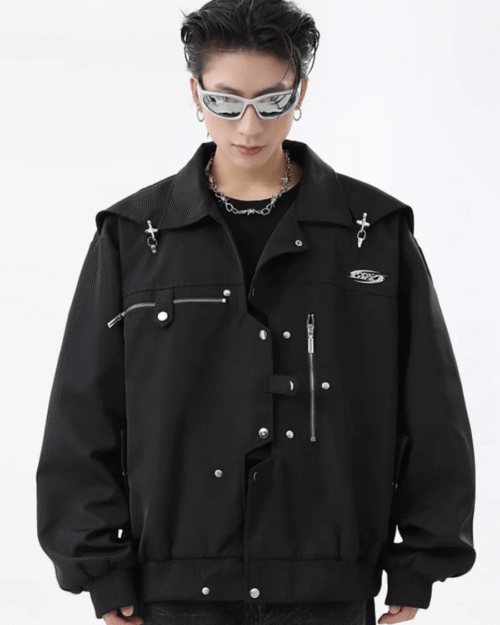 Niche Design Metal Jacket