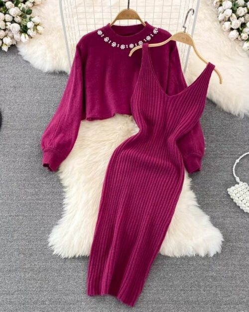 Amyra Elegant Knit Co-Ord Set