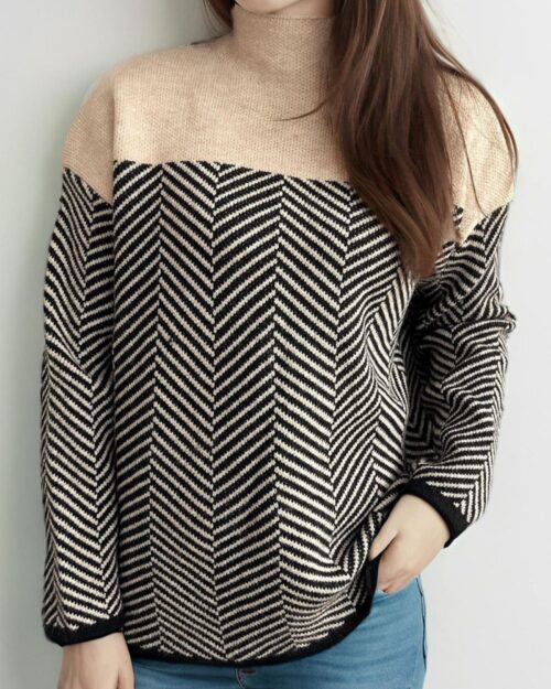 Jinx Oversized Turtle-Neck Winter Pullover